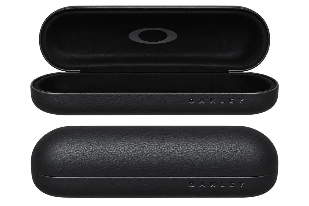 Oakley Black Faux Leather Glasses Hard Shell Case